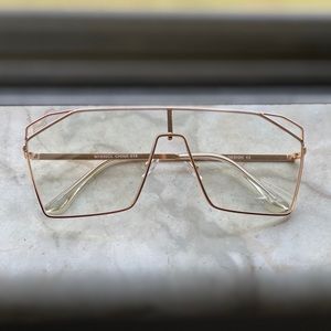 Clear lens glasses